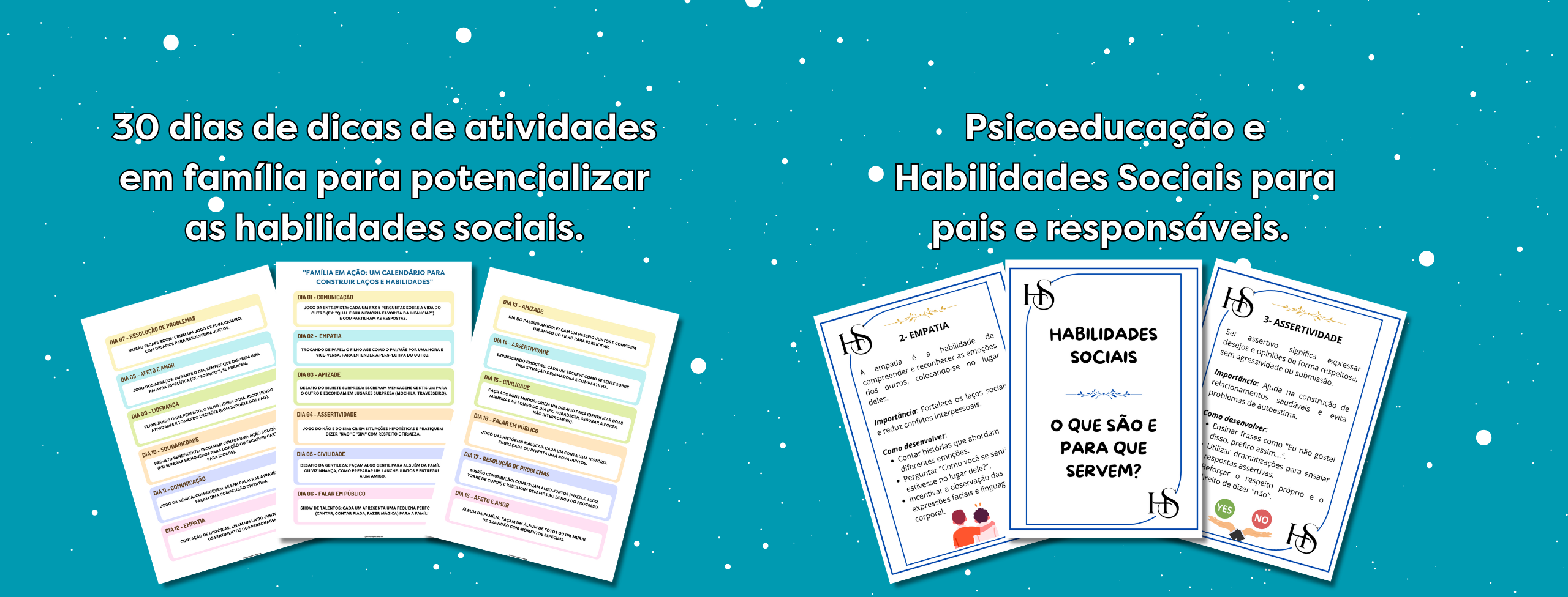 Materiais extras do Combo das Habilidades Sociais