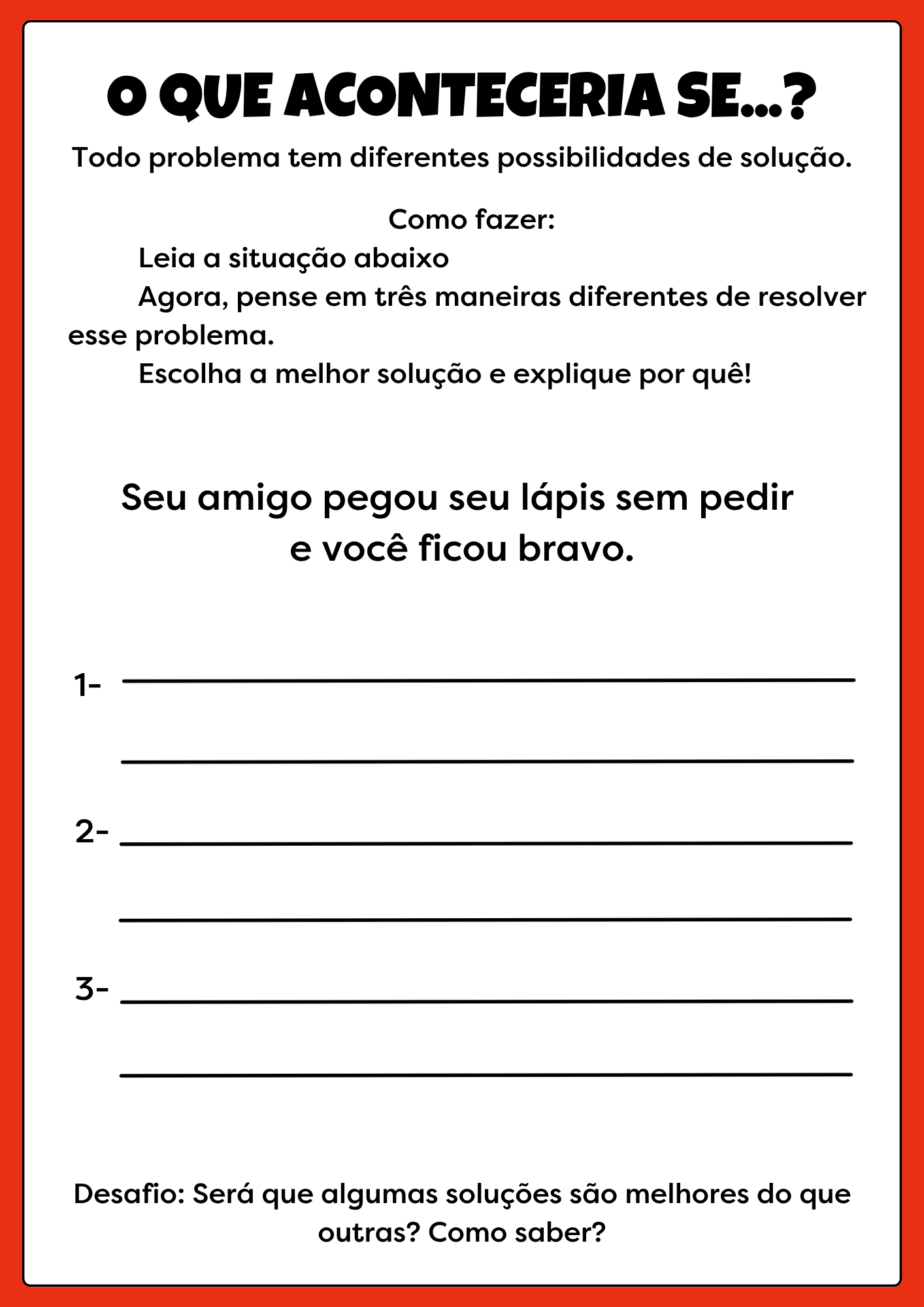 Exemplo 3 — Resolução de Problemas