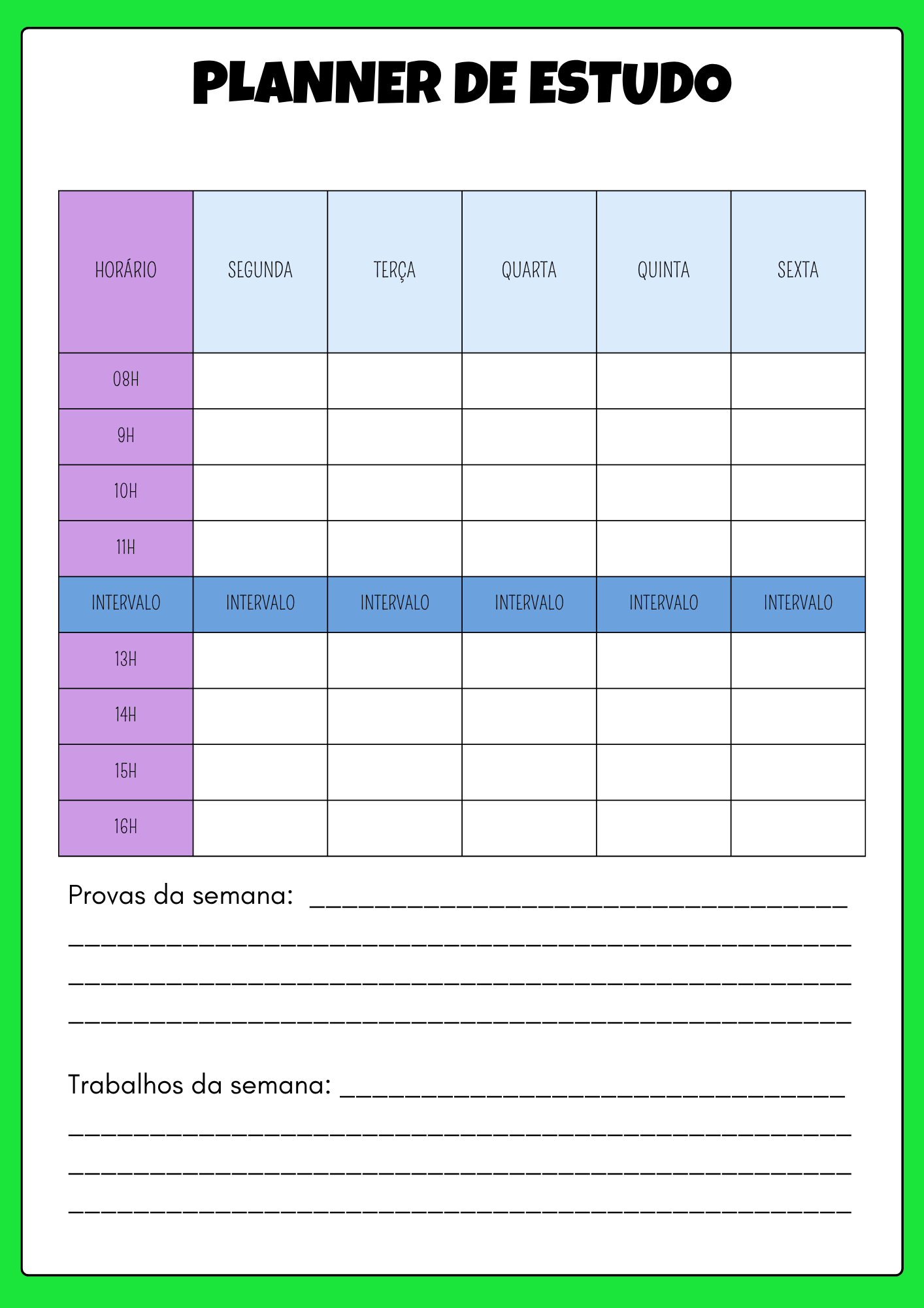 Exemplo 8 — Planejamento e Metas