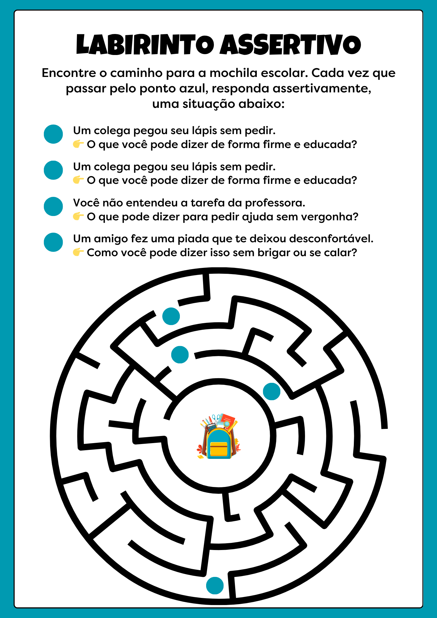 Exemplo 10 — Treinamento de Assertividade
