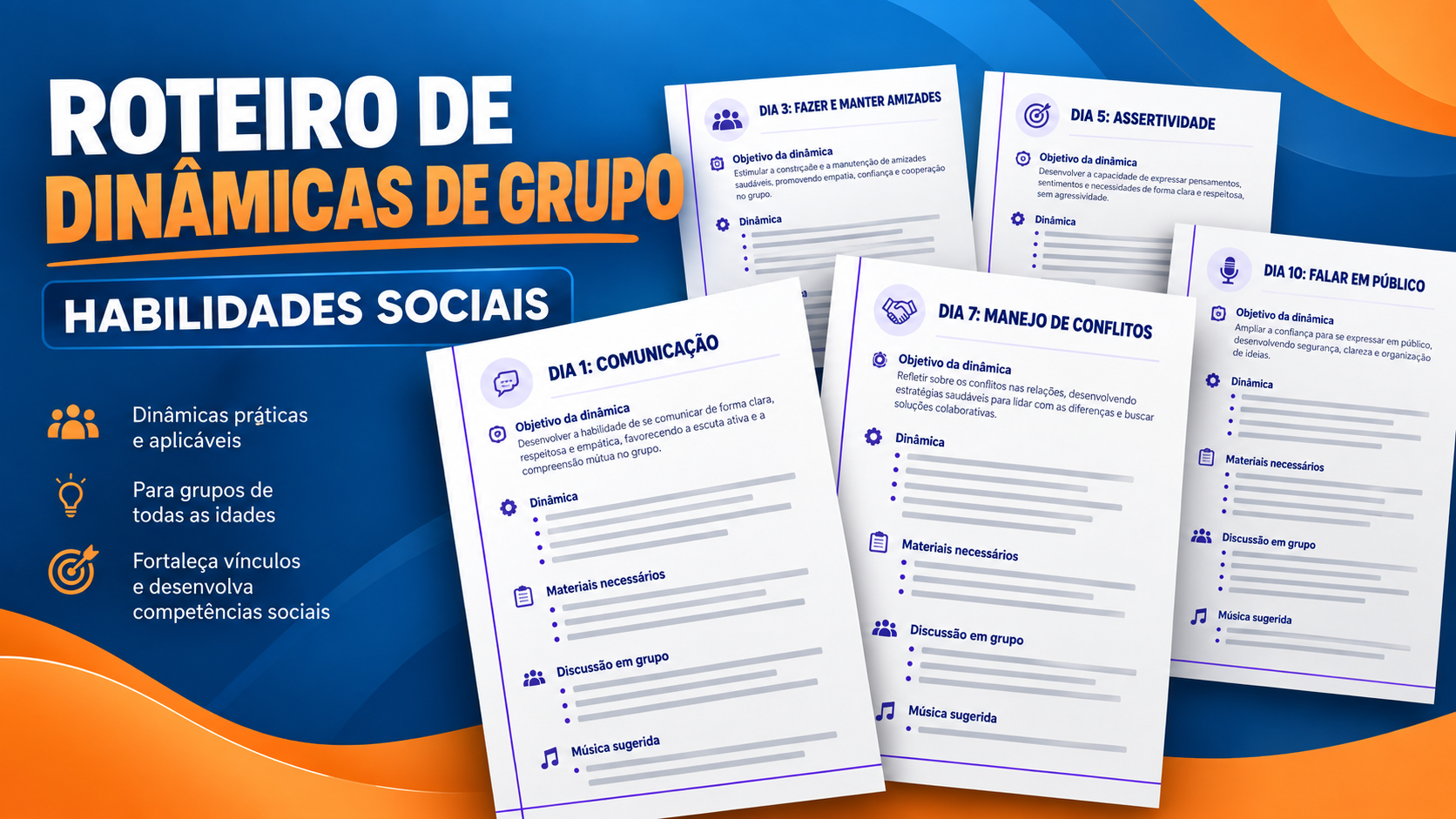 Roteiro de Dinâmicas de Grupo — Habilidades Sociais