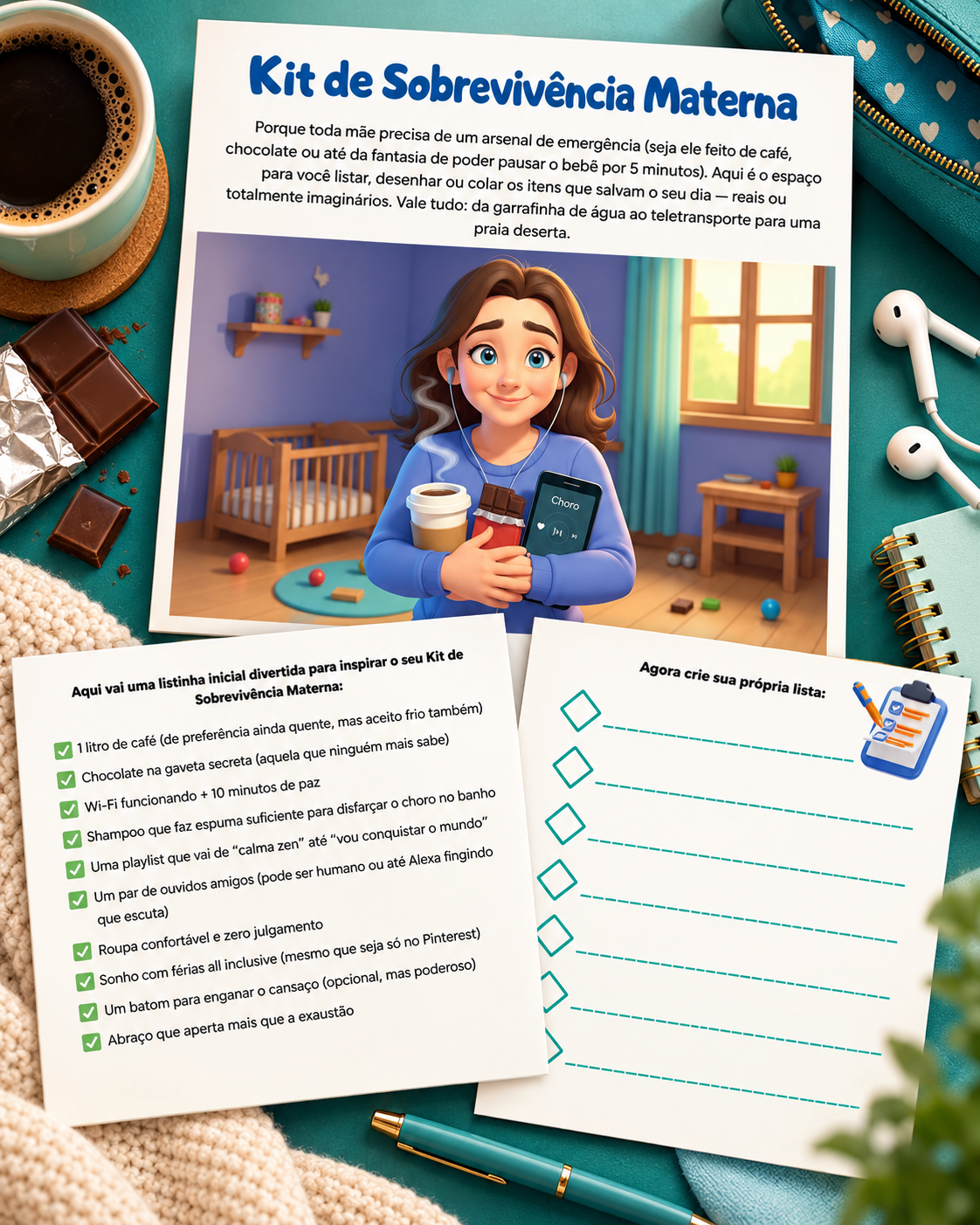 Demonstração do Kit de Sobrevivência Materna